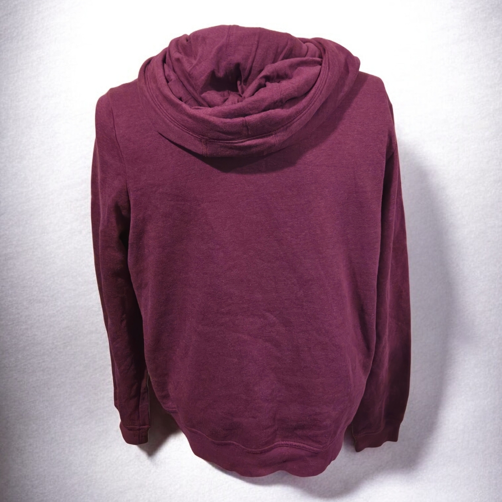 Nike Maroon Hoodie with Iconic Text - Picture 2 of 7
